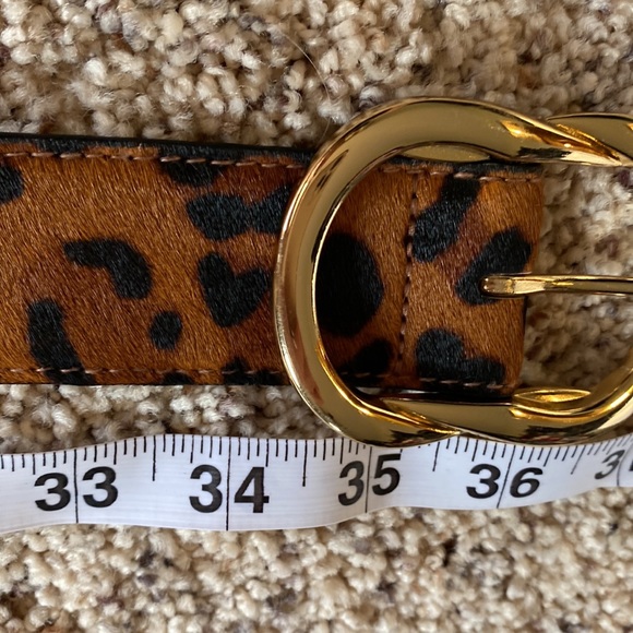 Express Leopard Calf Hair Belt XS - Picture 6 of 6